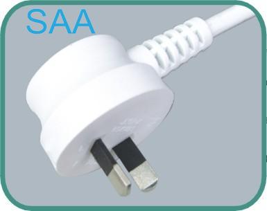 Australia standards SAA approval power cord JY07-A