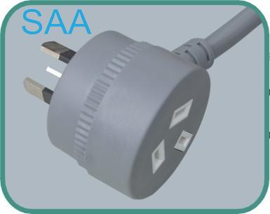 Australia standards SAA approval power cord FS-3F