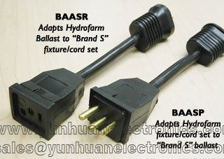 BAASP Lamp Cord Adapter - Sun System Ballast to  Reflector FT-5Z