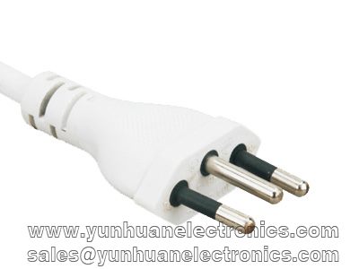 Brazil AC power cord NBR 14136 Plug INMETRO  10A/250V