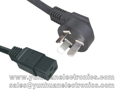 CHINA CCC POWER CORD PSB-16 IEC C19 ST6