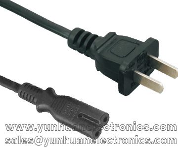 Chinese 2 pin plug power lead to figure 8 socket GB15934-2008