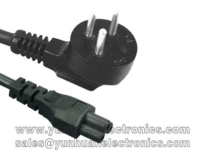 Israeli power supply cord SI-32 SII approval to IEC 60320 C5 2.5a/250v