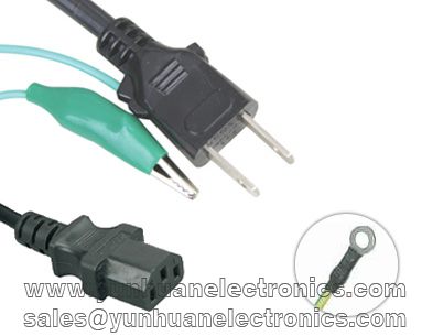 Japanese Computer/Monitor Power cable JIS C 8303 Class I to C13 PSE Approved