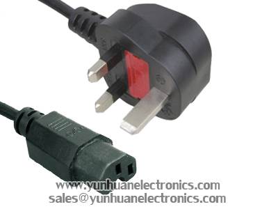 UK BS 1363 Plug Y006A ST3-H